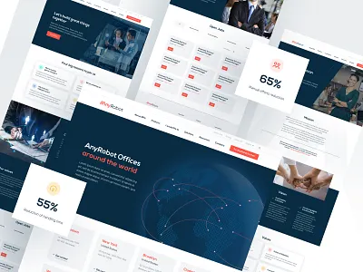AnyRobot - Robotic Process Automation | Website Design branding branding design design desktop digital freelance design mobile robotic process automation rpa saas ui ux website