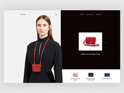 Accessories Store Concept accessories brand concept design interface store webdesign