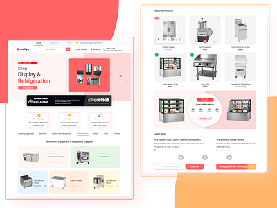 Web Design Kitchen Appliances appliance clean clean ui design ilustration kitchen kitchen design minimal mobile mobile design simple ui web webdesign