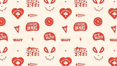 Edgy veggy pattern design branding design flat icon illustration illustrator logo mark plant based sustainable vector vegan vegan art vegan food vegan logo veganism