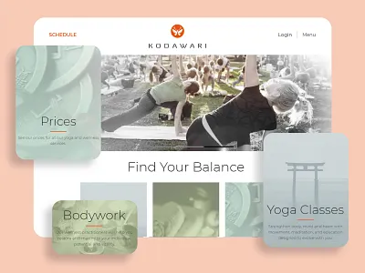 Web Design for Kodawari design illustration layoutdesign ui webdesign website website concept website design website layout website ui website ui ux website ux