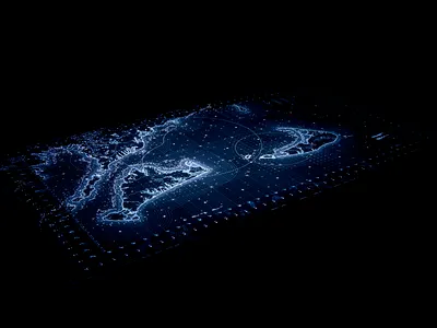 kort.20Z 3d data design fui futuristic infographic interface map navigation scifi technology ui userinterface