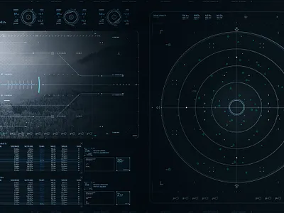 kold.ravn.N data drone fui futuristic interface navigation technology ui userinterface