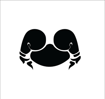 BRAVE CRAB LOGO CONCEPT animation art branding design flat graphic design icon logo minimal vector