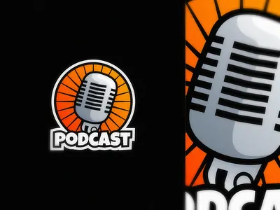 podcast bestlogo coreldraw design e sport forsale good ilustrator logo logos newlogo nice podcast podcast logo podcasting podcasts sport vector