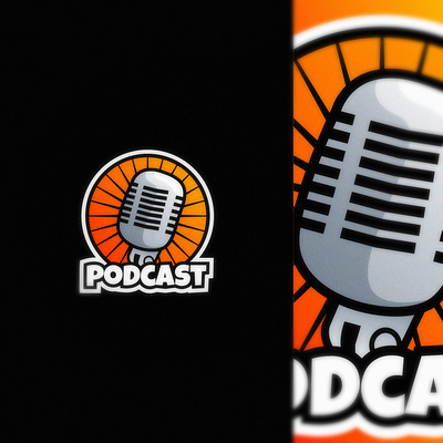 podcast bestlogo coreldraw design e sport forsale good ilustrator logo logos newlogo nice podcast podcast logo podcasting podcasts sport vector