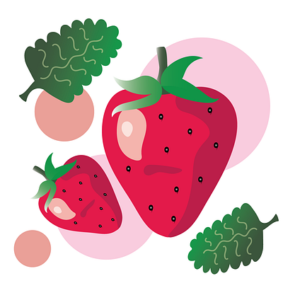 strawberry art artwork design fruit graphicdesign strawberry vector