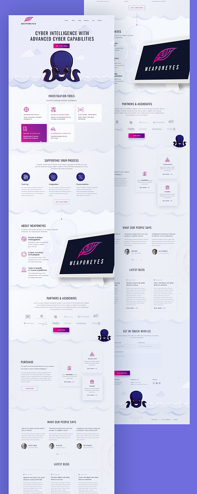 Weaponeyes bootstrap4 design illustration minimalistic photoshop typography ui web