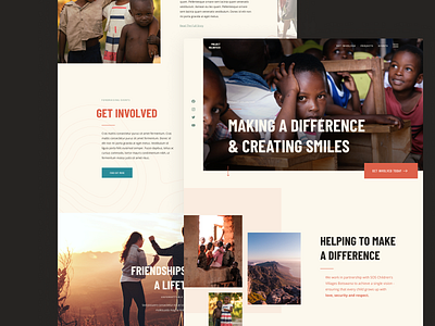 Charity Concept damn fine ui ux web