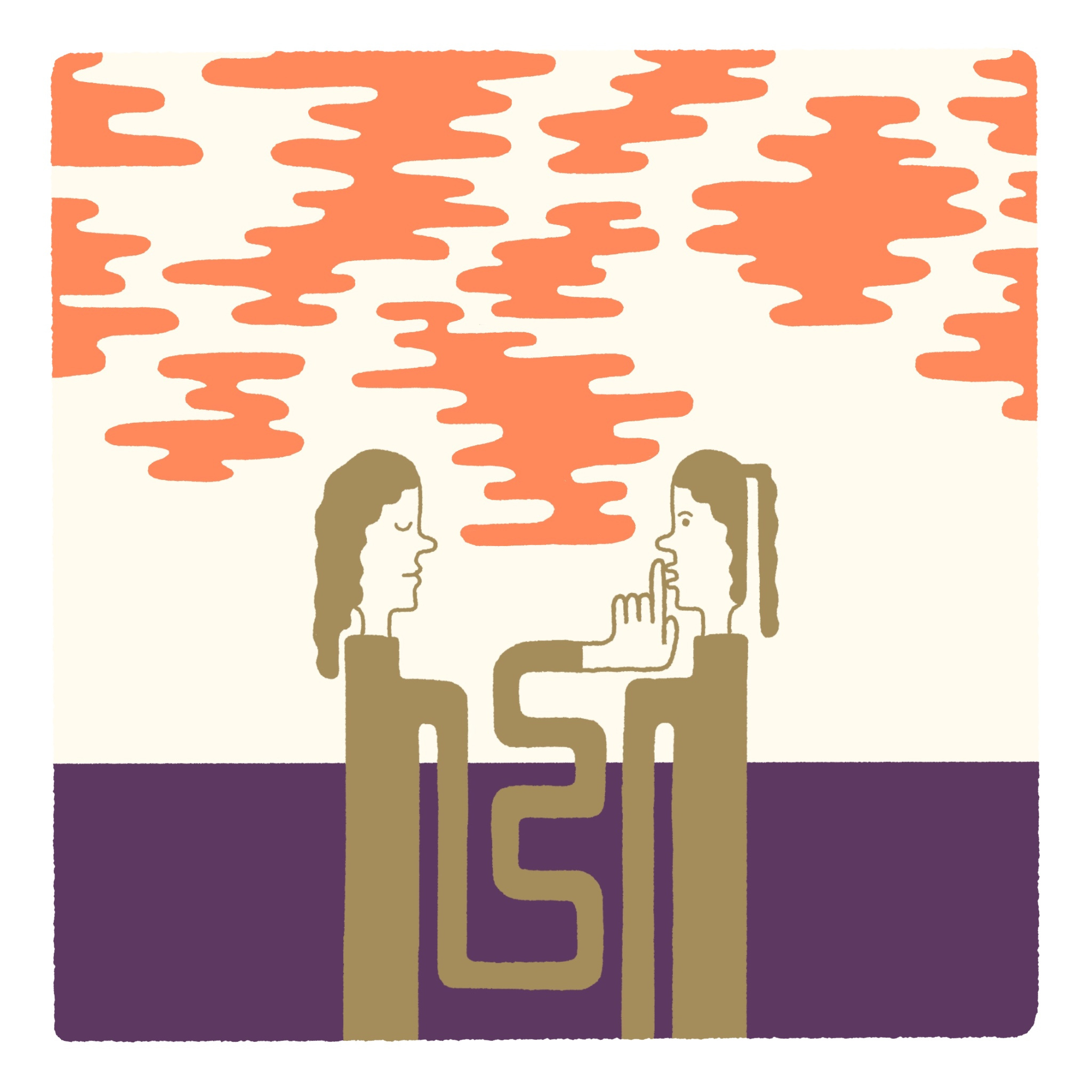Think Before You Speak by Julia Wolnski on Dribbble