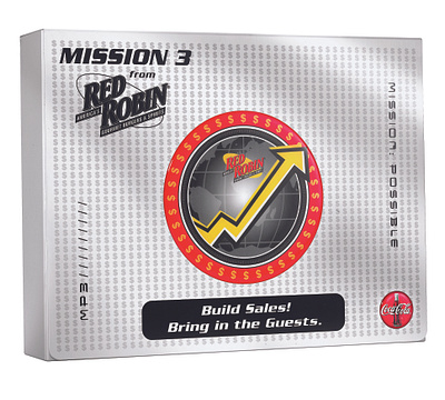 Red Robin Mission 3 Sales Kit by Sneller advertising branding custom packaging made in usa marketing packaging presentation packaging promotion promotional packaging sneller creative promotions