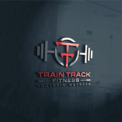 This is a Train Track Fitness Logo Design brand identity branding branding design branding designer business lgo company logo custom logo eye catching logo fitness logo food logo gym gym logo logo logo design logo designer logo maker minimal logo modern logo restaurant logo unique logo