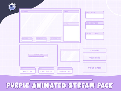 Animated Cozy Stream Overlay for Twitch,  Cottagecore Overlay Stream  Package, Lofi Twitch Cute Twitch Overlay Twitch Alerts 