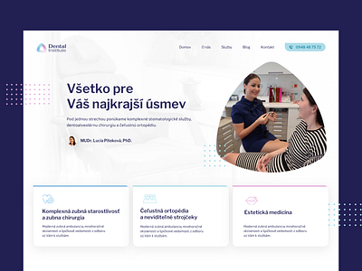 Dental institute landing dental dental care dentist landing landing page user experience ux