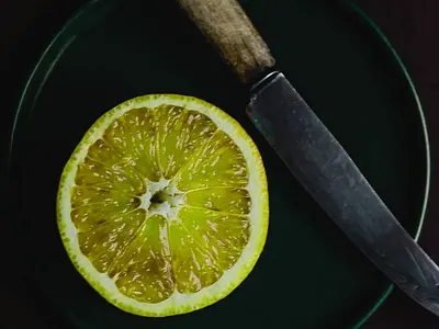 Citrono sur telero knife lemon plate vahin sharma
