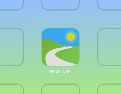 Wilderwalk Icon dailyui dailyui005 dailyuichallenge design icon icondesign