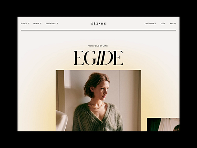 SEZANE — PRODUCT animation book branding clothing ecommerce editorial editorial art editorial design editorial layout fashion fashion brand graphic logo motionui poster print ui uianimation uidesign uiux