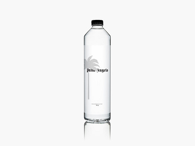 Palm Angels Water branding clean concept design drink fashion fashion brand francesco ragazzi graphic design layout layout design minimal palm palm angels palm tree water