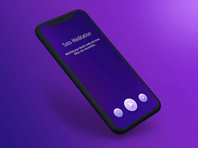 Meditation app: sound animation 3d animation after effect ai ambient cinema4d dark ui dribbble dribbble best shot dribbbler meditation meditation app meditation ui mockup design mockup template motion design motion graphics sound design soundwave ui design