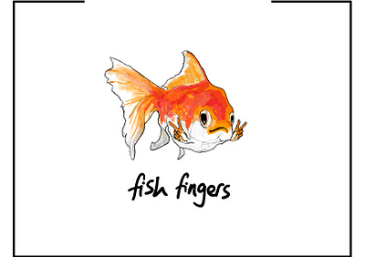 Fish Fingers Illustration animal art art print childrens illustration design digital art digital illustration digital illustrator fish art fish fingers fish sketch funny art graffiti art greeting card greeting card design how funny humour illustration illustration art illustrator sketch