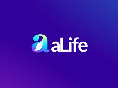 alife logo design a letter brand branding business colorful cute design identity illustrator leaf logo logodesign nature simple