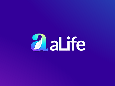 alife logo design a letter brand branding business colorful cute design identity illustrator leaf logo logodesign nature simple