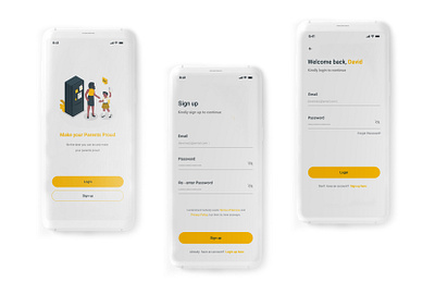 sign up sign in UI app app design app ui designer illustration login page marketing minimalist signup ui website design