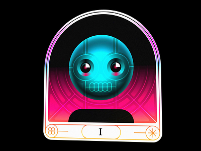 3D Card 3d card hologram icon illustration