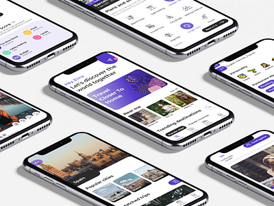 Travel app adobe xd travel travel app traveling ui ux ux ui mockup