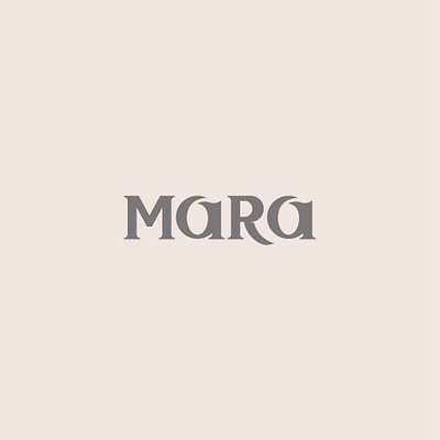 Mara logotype branding design graphicdesign logo logotype minimal monogram typography