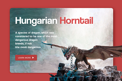 Hungarian Horntail - Dragon UI Concept concept dragon fantasy goblet of fire harry potter harrypotter horntail hungarian hungary ui uidesign