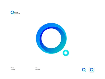 OxiHelp - Logo brand branding health healthcare help icon logo logotype mark minimal o2 oxihelp oxygen