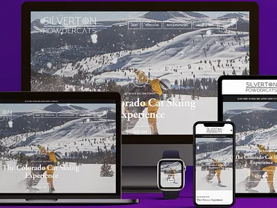 Silverton Powdercats web design app branding clean design graphic design minimal squarespace typography ui ux webflow