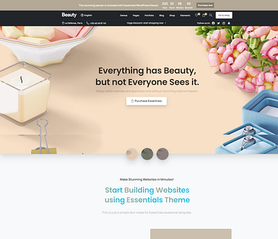 Beauty Shop Ecommerce WordPress Theme blog business theme theme design web design website wordpress wordpress theme