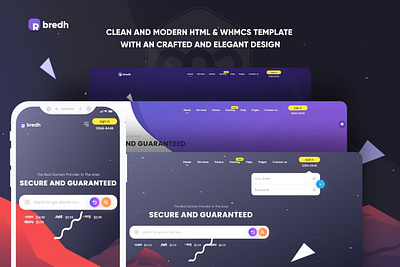 Bredh - Multipurpose Web Hosting with WHMCS Template blog business theme theme design web design website wordpress wordpress theme