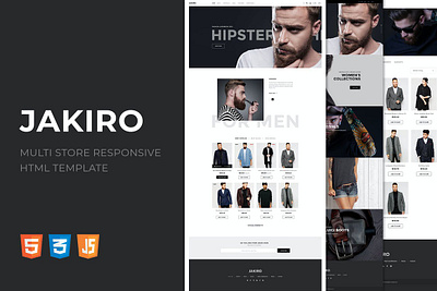 Jakiro | Multi Store Responsive HTML Template blog business theme theme design web design website wordpress wordpress theme