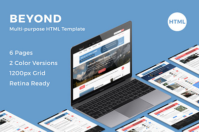 Beyond - Multi-purpose HTML Template blog business theme theme design web design website wordpress wordpress theme