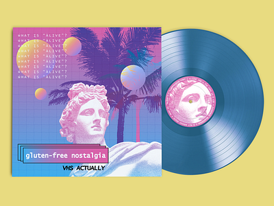 Gluten-Free Nostalgia 90s cd design computerart design envato fakeband fakecdart fakecdart glitch illustration illustrator retro typography vaporwave vector vinyl cover vinyl record weekday warmup