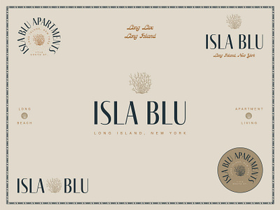 Isla Blu apartment beach branding longbeach longisland newyork sea seaweed