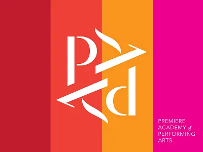 PAPA Dance ballet branding dance logo performing arts performing arts branding