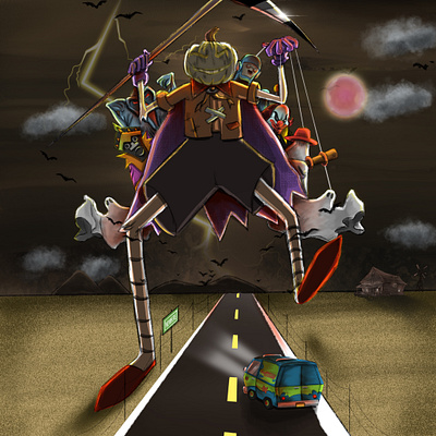 PROJECT BOOM_LAWYARTIST X BOOMERANG_HALLOWEEN SPECIAL final art artist digitalart drawing illustration illustrator lawyartist procreate sketch