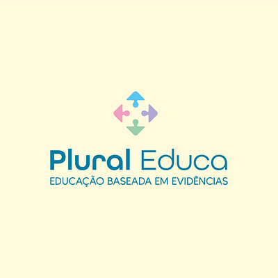 Plural Educa arrow blue brand branding colorful design education expanse green kids logo logotype pink plural purple puzzle science symbol vector