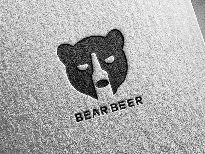 Bear Beer animal bear bear beer logo bear drink bear logo bearbeer logo bearbeer logo beer beer bear logo beer drink beers logo design logo design bear beer
