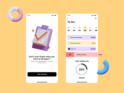 Daily UI 42 | ToDo List daily 100 challenge daily ui dailyui dailyuichallenge list to do to do app to do list todo todo app todo list todoist todolist ui