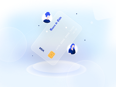 🌈 Exploración 01 Banco de Chile app bank bank card card design cards cards ui design figma figmadesign flat glassmorphism glassy illustrator pay ui vector