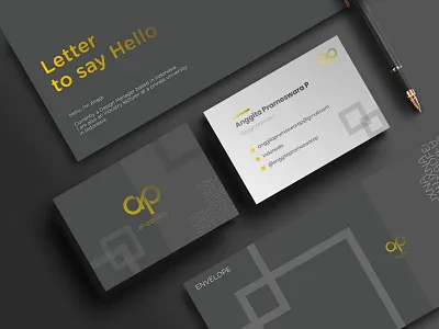 Dark Collateral Design branding businesscard card clean collateral design dark ui exclusive design figma logo