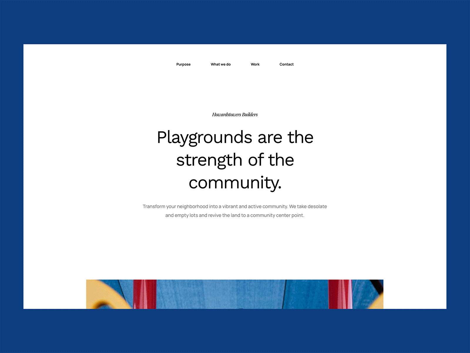 Builder Webflow Template architect architecture building children color colorful construction contractor engineers fun industrial landing layout minimal minimalistic ui web web design white