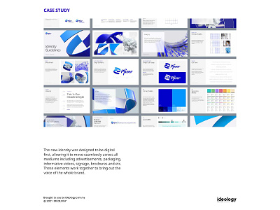 Case Study - Pfizer Rebranding art direction brand brand design brand identity branding case study design identity design logo logodesign rebranding visual identity