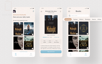 Book Nerds Mobile online book app books app colors design mobile product design typogaphy ui ui ux ui design website design