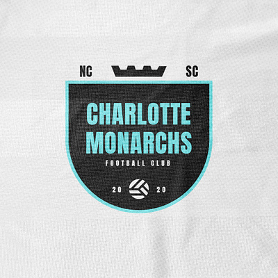 Charlotte Monarchs Badge badge charlotte football football club kit soccer